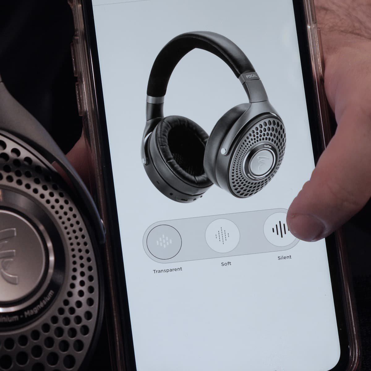 Focal Bathys Over-Ear Hi-Fi Bluetooth Wireless Headphones with Active Noise Cancelation